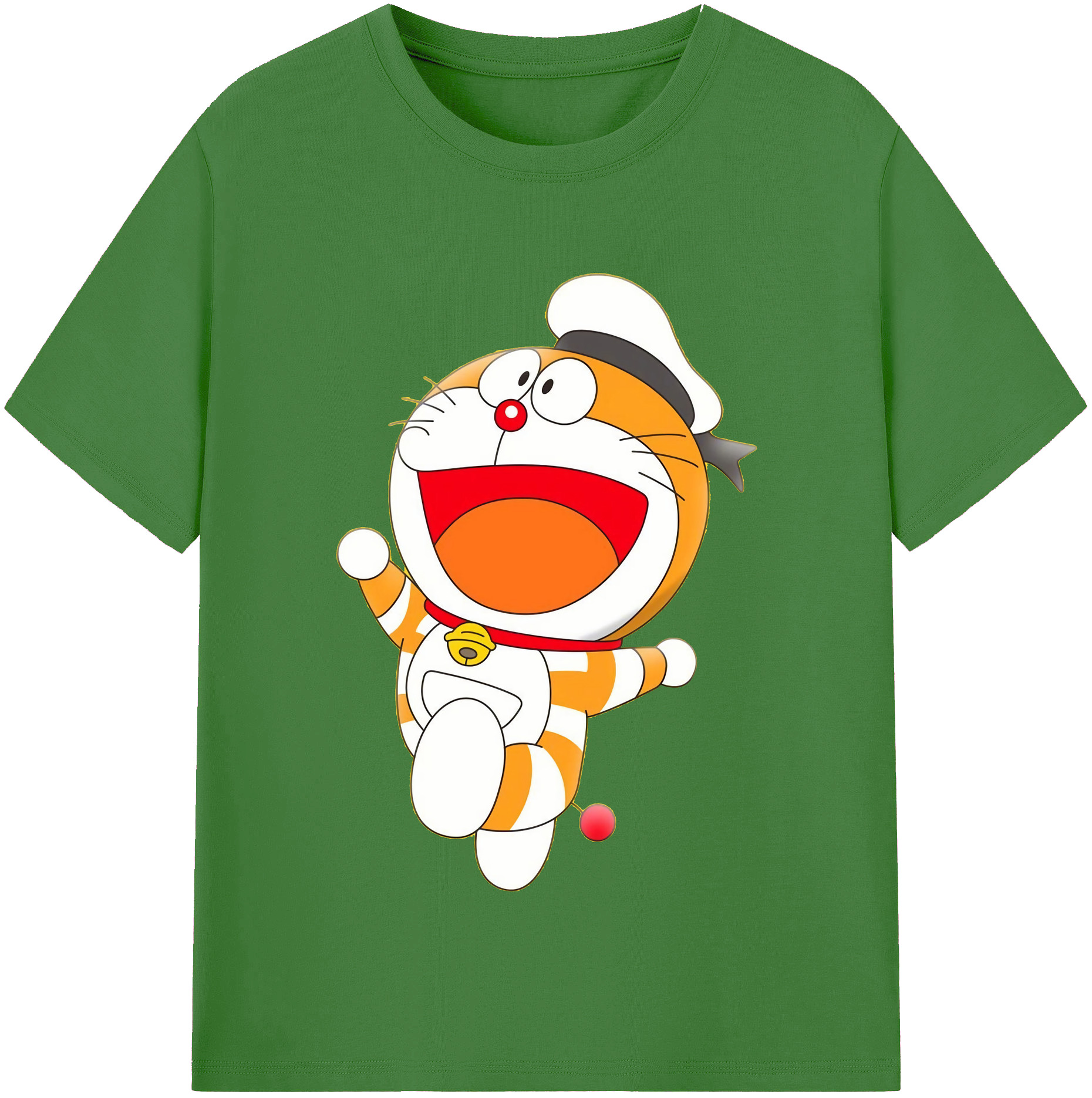 （画像用） ドラえもん Doraemon レディースカジュアルプリントTシャツ（綿100％）